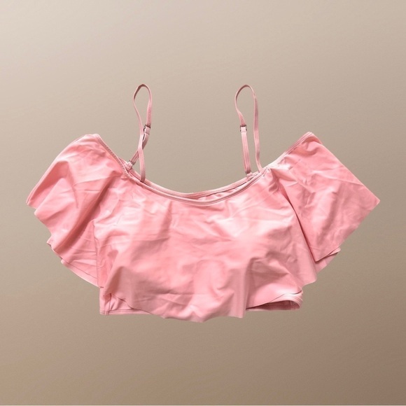 Other - Plus Size Flowy Bikini Top Adjustable Straps Removable Cups